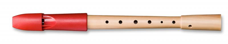 Recorder platic & wood, german single hole