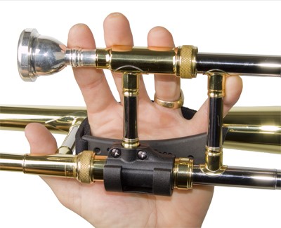 Trombone hand grip