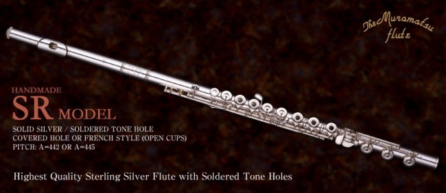 Concert sterling silver flute