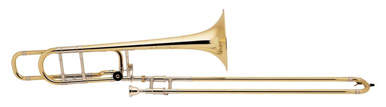 Stradivarius Tenor Trombone w/F Attachment, open wrap