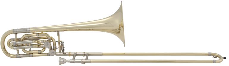 Stradivarius Bass Trombone w/ Double Rotor System