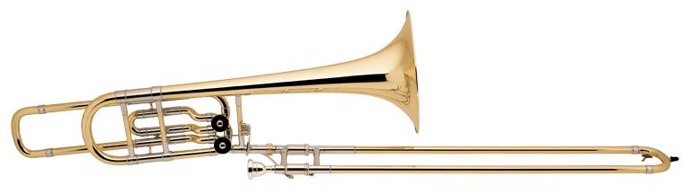 Stradivarius Bass Trombone w/ Double Rotor System