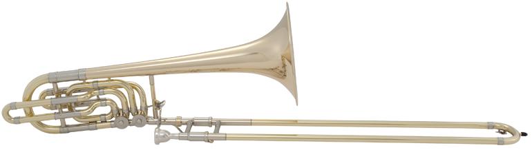 Stradivarius Bass Trombone w/ Double Rotor System