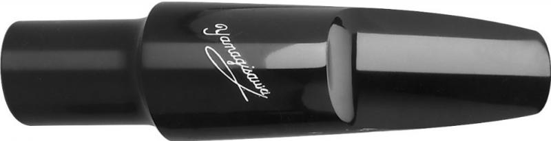 Hard rubber baritone saxophone mouthpiece