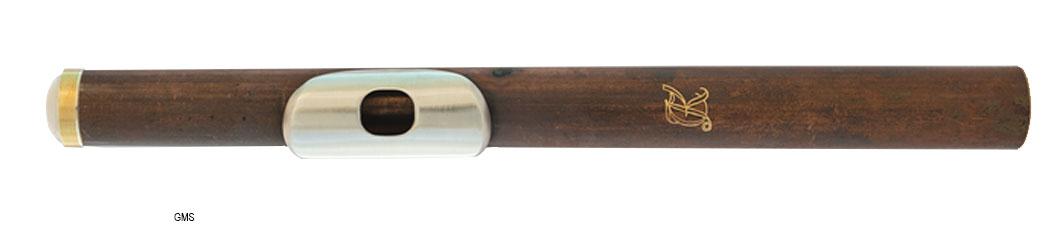 Flute headjoint rose brass