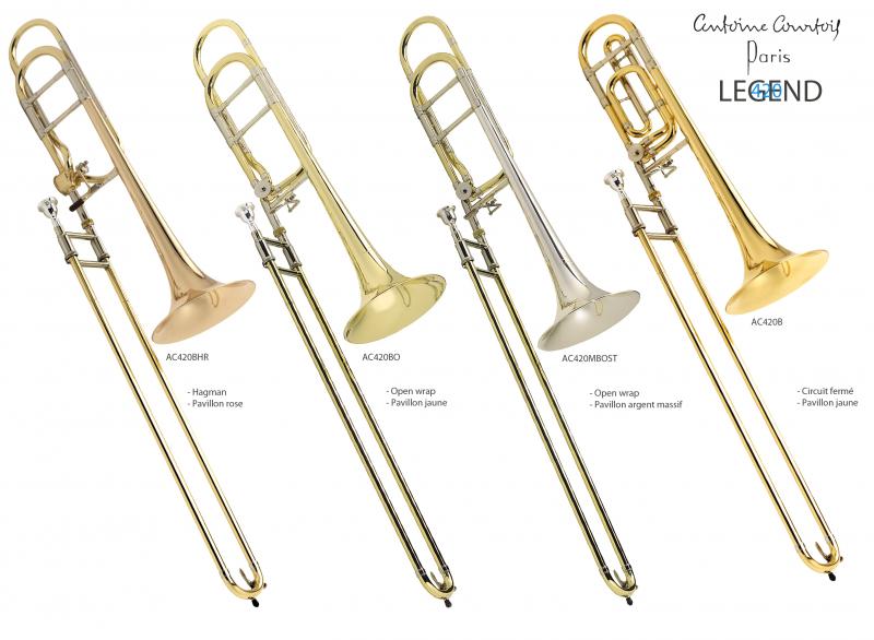 Trombone Sib/Fa série Legend 420B COURTOIS Legend 420B Musique et Art