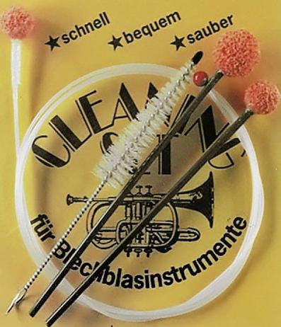 Cleaning kit for trumpet, cornet, flugelhorn