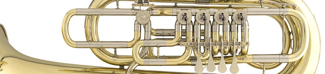 F tuba with 5 rotary valves