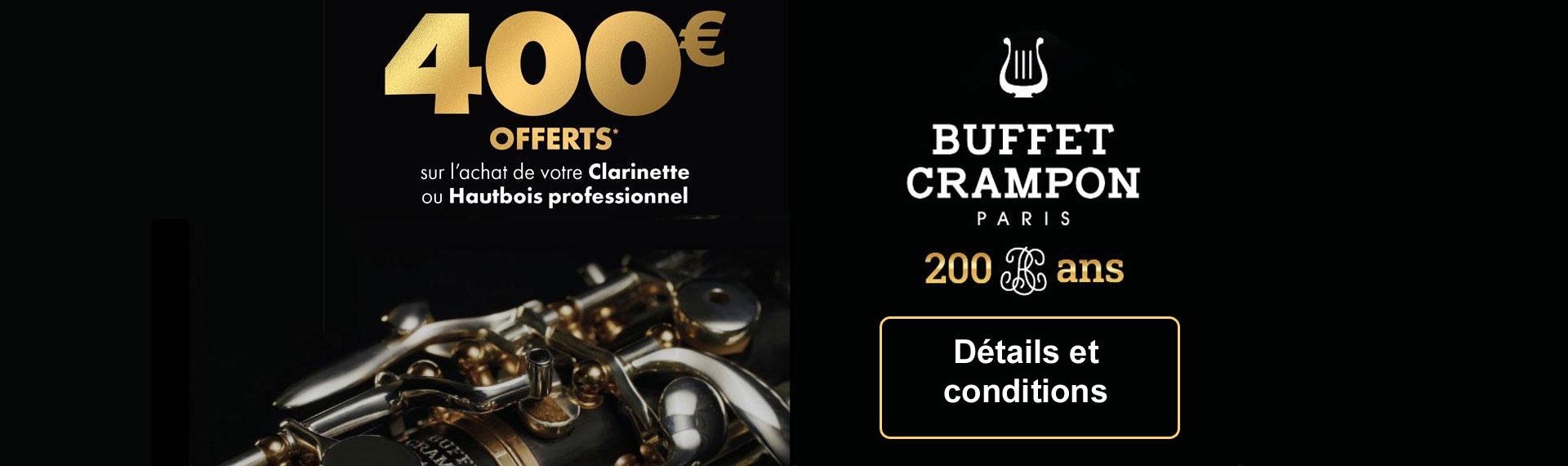 Buffet Crampon remise de 400€