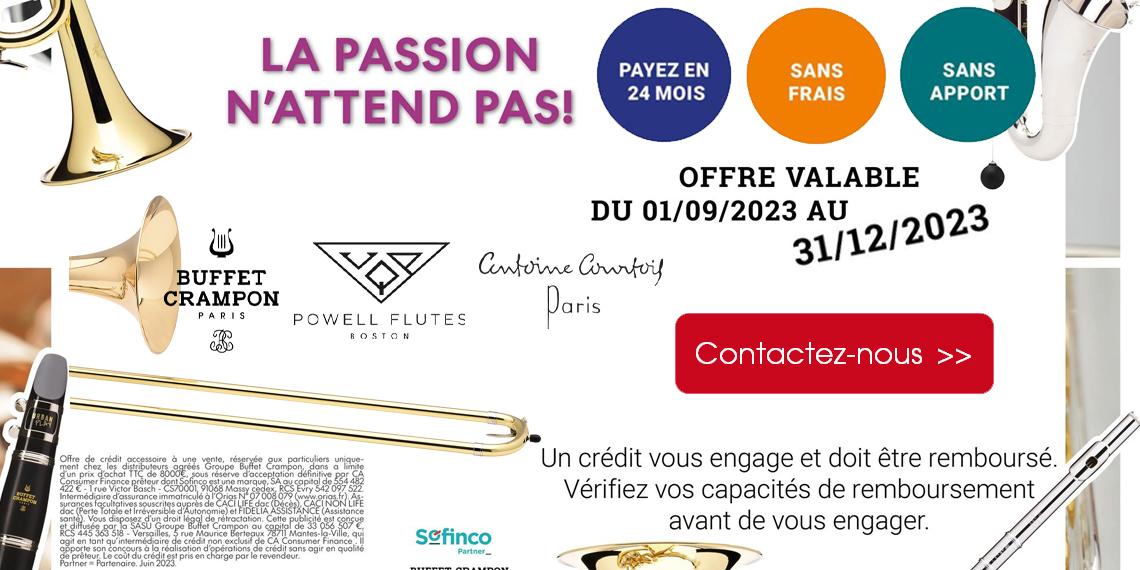 BUFFET CRAMPON 24 FOIS SANS FRAIS CREDIT GRATUIT