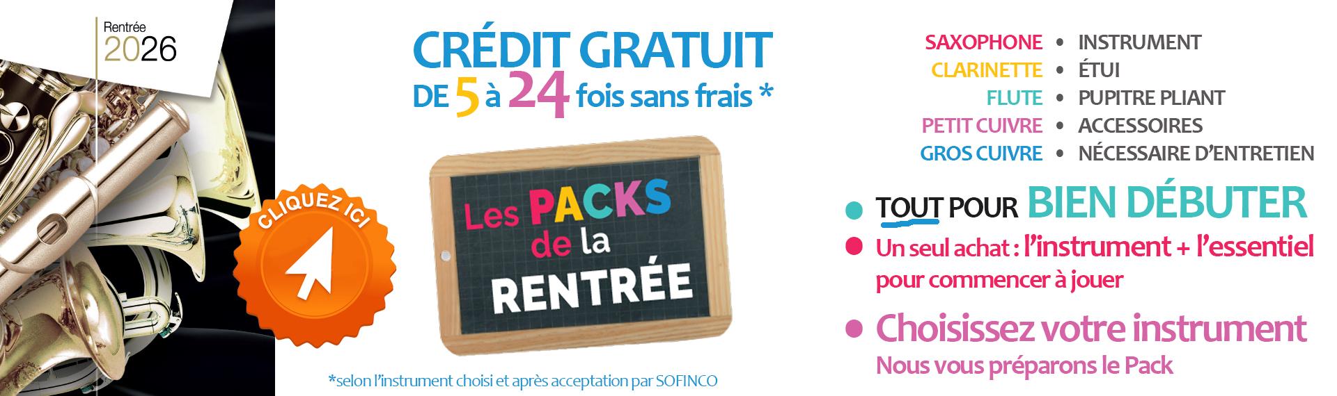 Pack rentrée 2026